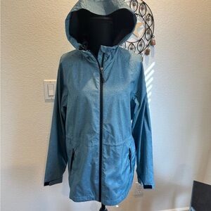 32 Degrees Teal Hooded Utility Jacket